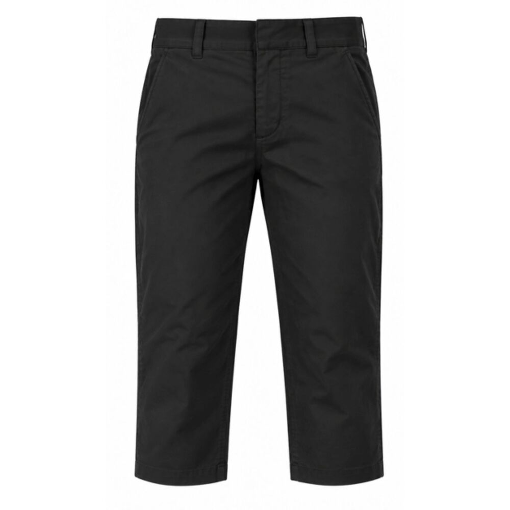 rag & bone Black Stretch Cotton Straight Leg Trousers Pants
